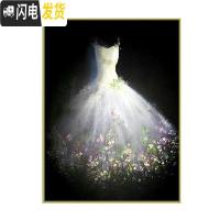 三维工匠钻石画2019新款绣大幅客厅梦幻婚纱满贴砖大气自己手工小 魔方AB钻[100*120厘米]多送钻量30满十字绣