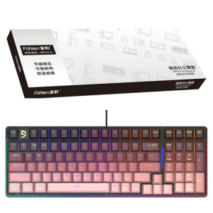 富勒fuhlen K99S有线磁轴键盘(计价单位:个)粉色
