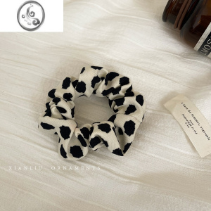 JiMi黑色大肠发圈女扎头发皮筋简约头花饰品高级感头绳2023年新款头饰