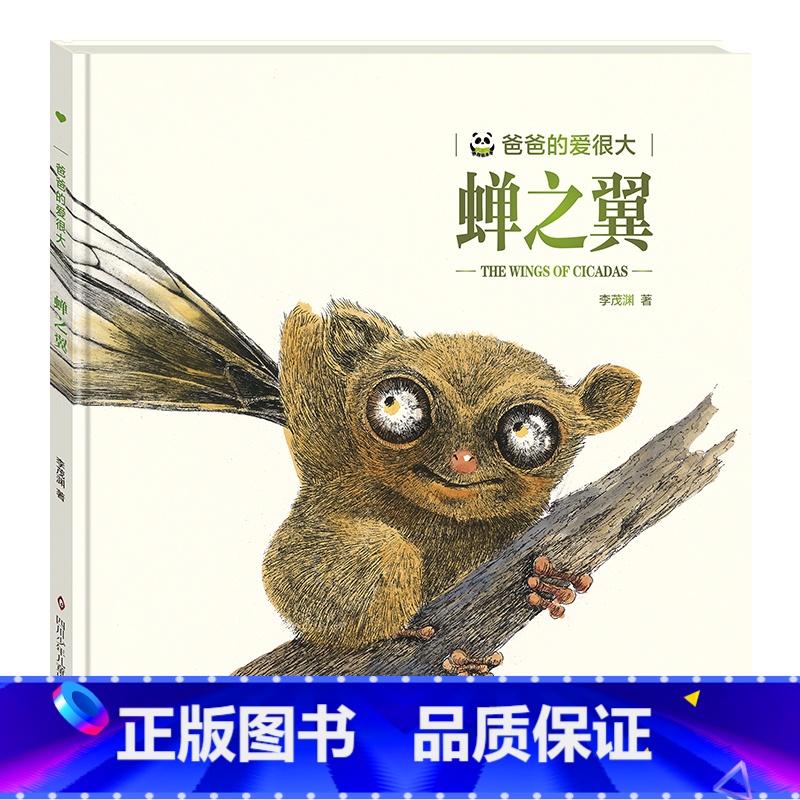 蝉之翼 [正版]蝉之翼四川少年儿童出版社爸爸的爱很大幼儿园书香河南小中大班儿童早教亲子阅读笔墨书香经典阅读