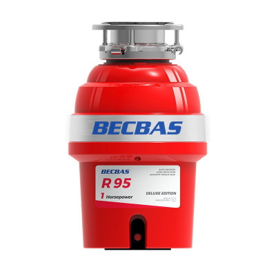 [新品]贝克巴斯(BECBAS)R95 旗舰款厨余垃圾处理器 厨余粉碎机 变频调节 自动关机 配感应出水装置