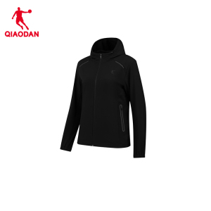 乔丹 女款梭织风衣运动风衣速干外套 KFD32251149S 黑色