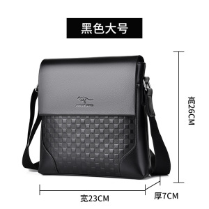 斯妮拉 商务休闲男士单肩包新款牛皮真皮男包斜挎包2024男式休闲包小包