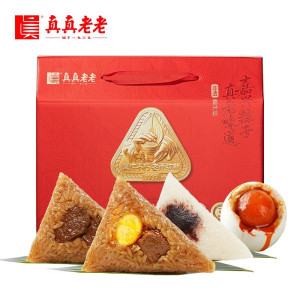 真真老老[门店同款]嘉兴粽子礼端午团购福利-真悦礼粽6粽4蛋1080g