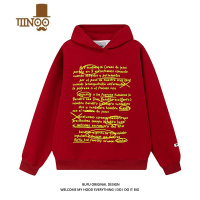 YANXU亿万少年美式高街连帽卫衣男女秋季情侣百搭字母潮牌帽衫外套