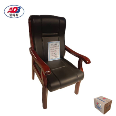 爱得帮实木牛皮办公椅 660*740*1100mm 把