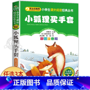 小狐狸买手套 [正版]小狐狸买手套 一年级注音版 二三四年级小学生课外阅读书籍 儿童文学绘本读物 小书虫阅读系列 北京教