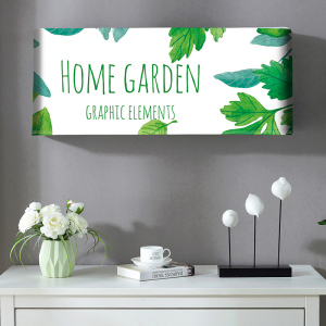 幸福派 挂机空调罩格力美的挂机空调防尘罩开机不取卧室1.5P匹挂式空调罩套盖布 4028家庭花园 86*20*35cm