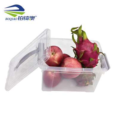 铂锜澳透明手提收纳箱28*19*16.5cm