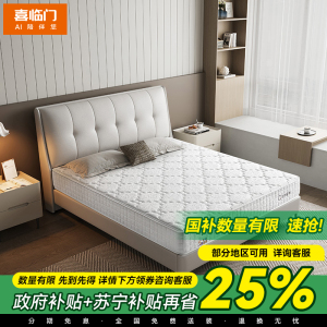 喜临门 -大白垫 城市爱情喜临门抗菌防螨偏硬舒脊记忆棉轻音独袋弹簧床垫