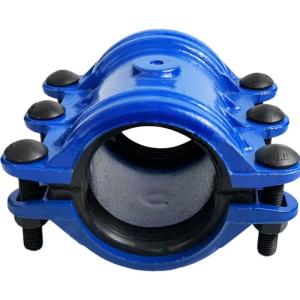 盛京联硕铸铁哈夫节 PE PPR PVC管道抢修节堵漏器 P63 长约300mm个