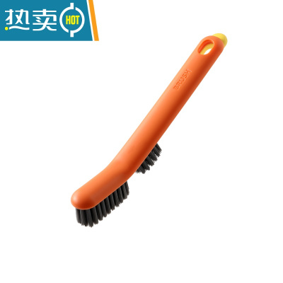 敬平鞋刷子多功能子母鞋刷家用洗鞋器洗衣服板刷软毛刷清洁刷不伤鞋 活力橙❤[可拆卸]