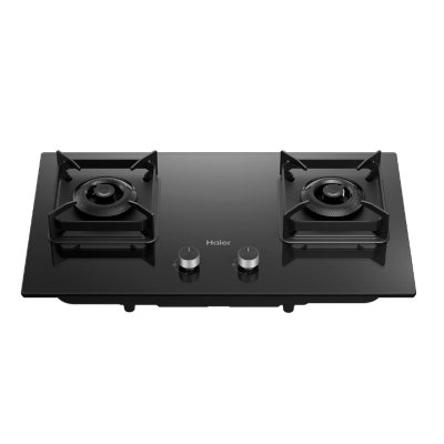 海尔一级能效直燃火双眼燃气灶5.2kw上下进风钢化玻璃台嵌两用高效节能电子脉冲点火