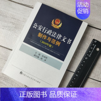 [正版]2019年版 公安行政法律文书制作与范例 孙茂利主编 行政处罚 执行类文书 法律书籍 法学理论 中国人民公安大学