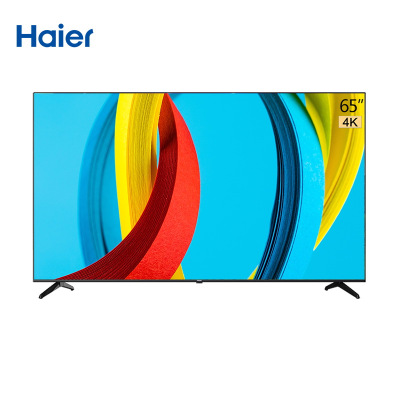 海尔 lu65c61 65英寸4k全面屏 8k解码 智能家电互联 4k高清液晶平板