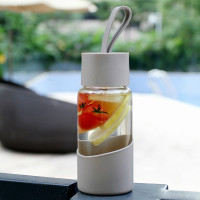 美帮汇茶杯玻璃杯女韩版学生便携简约个性水杯少女创意文艺杯子潮流