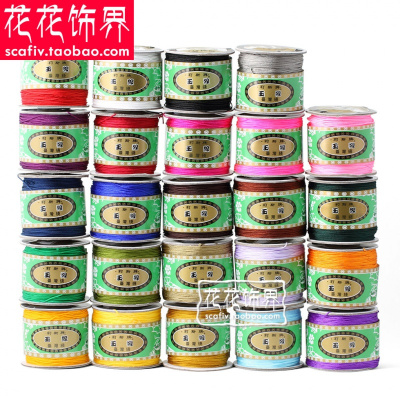 台湾莉斯牌72号玉线diy手工编织线红线编绳中国结线材红绳子材料_2