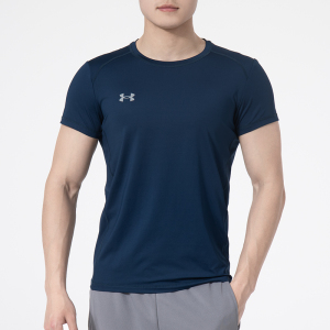 安德玛(Under Armour)男子舒适透气健身训练速干圆领休闲运动短袖T恤 ZP