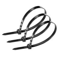 盛京联硕 尼龙扎带 国标黑色耐寒抗冻自锁扎带5×350mm根