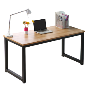 易企采 简易电脑桌台式家用书桌简约现代桌子卧室写字台学习桌办公桌[颜色备注可以备注到收货地址后面] 加厚加固120长60宽74高颜色备注