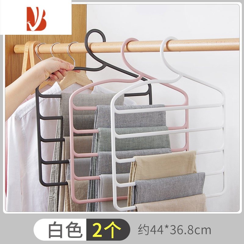 三维工匠家用裤架衣柜内置裤子专用收纳架折叠器多衣架挂架多层裤夹