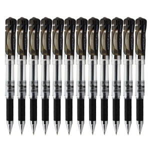 晨光(M&G)GP1111 拔盖中性笔 天空5号 黑 0.7mm (12支/盒) 2盒装