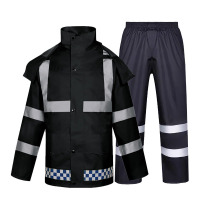 匹牧 PM-FTYY-0001 分体式雨衣套装 黑色 XXL 单位:套