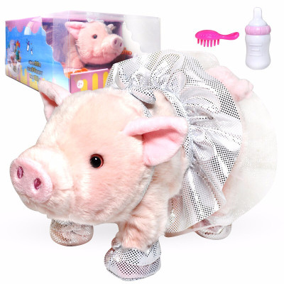 猪妹妹毛绒玩具猪天上下个猪妹妹公仔猪早教互动猪年吉祥物俏皮生肖猪新年套猪妹妹