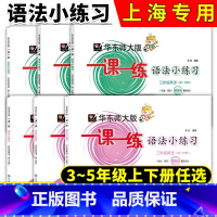 三年级上下 小学通用 [正版]2023华东师大版一课一练英语语法小练习 三四五年级上下册/345年级牛津上海版 含句法词