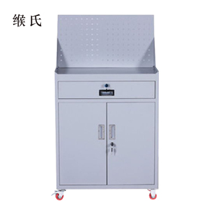 缑氏文件柜工具柜加厚铁皮储物柜工厂车间用带抽屉汽修多功能收纳柜灰白色一斗小柜含轮子