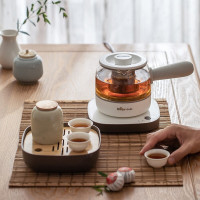 小熊(Bear)煮茶器组合套装恒温养生壶煮茶壶迷你保温电水壶蒸茶器热水壶花茶果茶黑茶壶烧水壶煮茶茶艺品茗ZCQ
