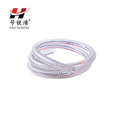 号锐清pvc硅胶钢丝软管 φ50*4mm 捆