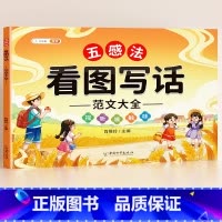 [一二年级通用]五感法范文大全(紧扣考点) 小学通用 [正版]五感法看图写话一年级二年级下学期上册视听嗅触味觉写作起步专