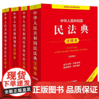 4本套装 中华人民共和国民法典(第四版)+刑法+民事诉讼法+刑事诉讼法注释本 法律出版社