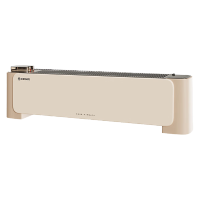 艾美特(AIRMATE)踢脚线取暖器石墨烯加热2200W家用移动地暖浴室电暖器节能定时 HD22-SRU76 语音+触控