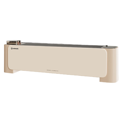 艾美特(AIRMATE)踢脚线取暖器石墨烯加热2200W家用移动地暖浴室电暖器节能定时 HD22-SRU76 语音+触控