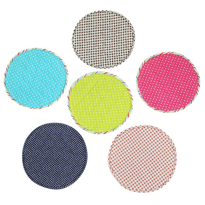 美帮汇全棉复合布艺凳子坐垫学生加厚圆垫圆凳子套圆形幼儿园小圆凳