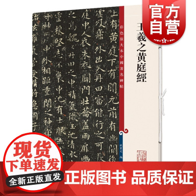 王羲之黄庭经 彩色放大本中国著名碑帖上海辞书出版社孙宝文编
