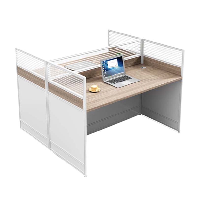 铭威盾职员办公桌椅组合简约现代屏风卡座工位隔断式财务工位桌子双人位[单桌]