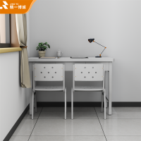 精一博诚士兵学习桌士官写字桌学员电脑桌内务办公桌 营具宿舍三抽桌+椅子