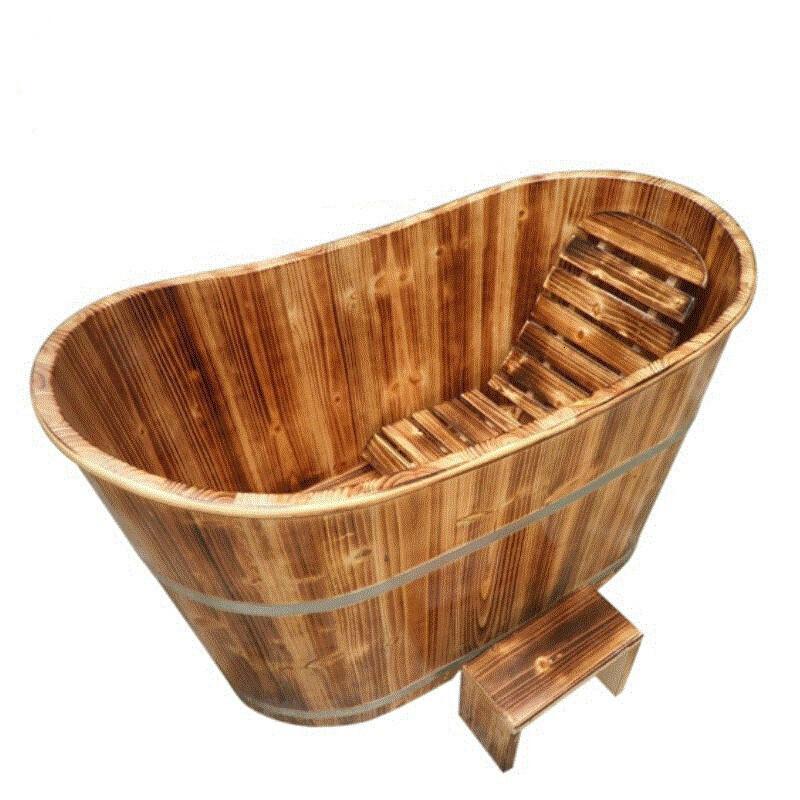 杉木浴桶家用洗浴蒸浴桶沐浴桶泡澡熏蒸汽全身大木桶实木波迷娜bomina
