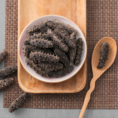 江绵草淡干海参大连辽参刺参干海参精选海鲜干货精美礼盒装250克装38~42头