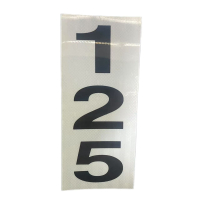 顺亦兴 粘贴式杆号牌3M反光膜可定制150*500mm/块(不干胶)(不含胶水)