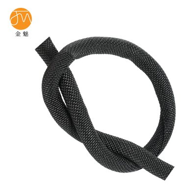 金魅 自卷式阻燃编织套管 开口式29mm 米