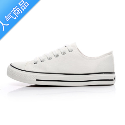 SUNTEK新品帆布鞋女百搭小白鞋春季板鞋鞋子2023新款ins潮女布鞋