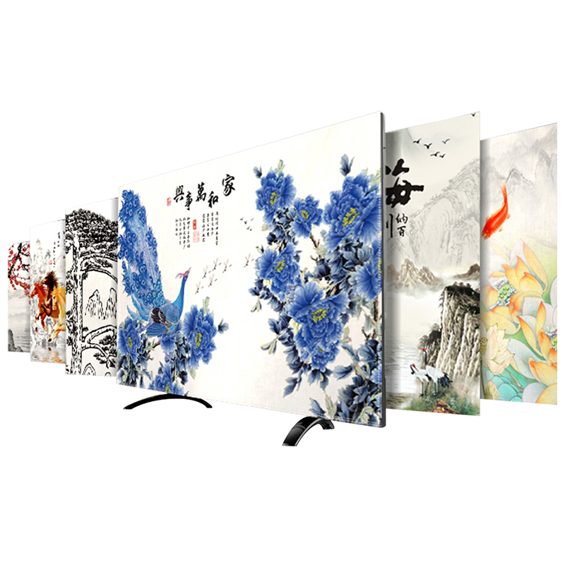 京城派 电视罩防尘罩套简约现代曲面电视机罩挂式液晶客厅55英寸50英寸盖布 其他款式 55寸(130*80cm)