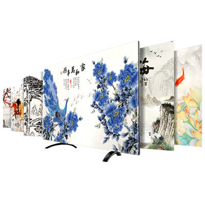京城派 电视罩防尘罩套简约现代曲面电视机罩挂式液晶客厅55英寸50英寸盖布 其他款式 55寸(130*80cm)