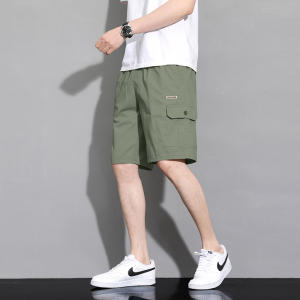 渔人船长夏季男士工装五分裤休闲运动短裤轻薄透气跑步短裤