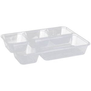 优彩嘉 一次性餐盒 大五格 150套 CH-15 箱