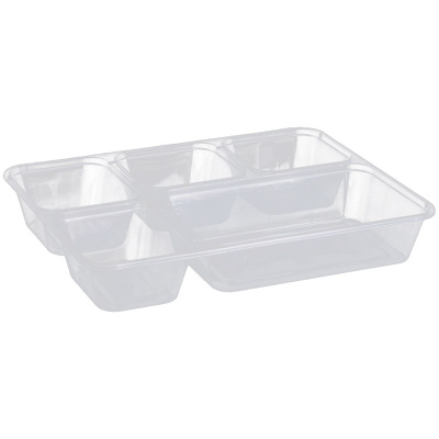 优彩嘉 一次性餐盒 大五格 150套 CH-15 箱